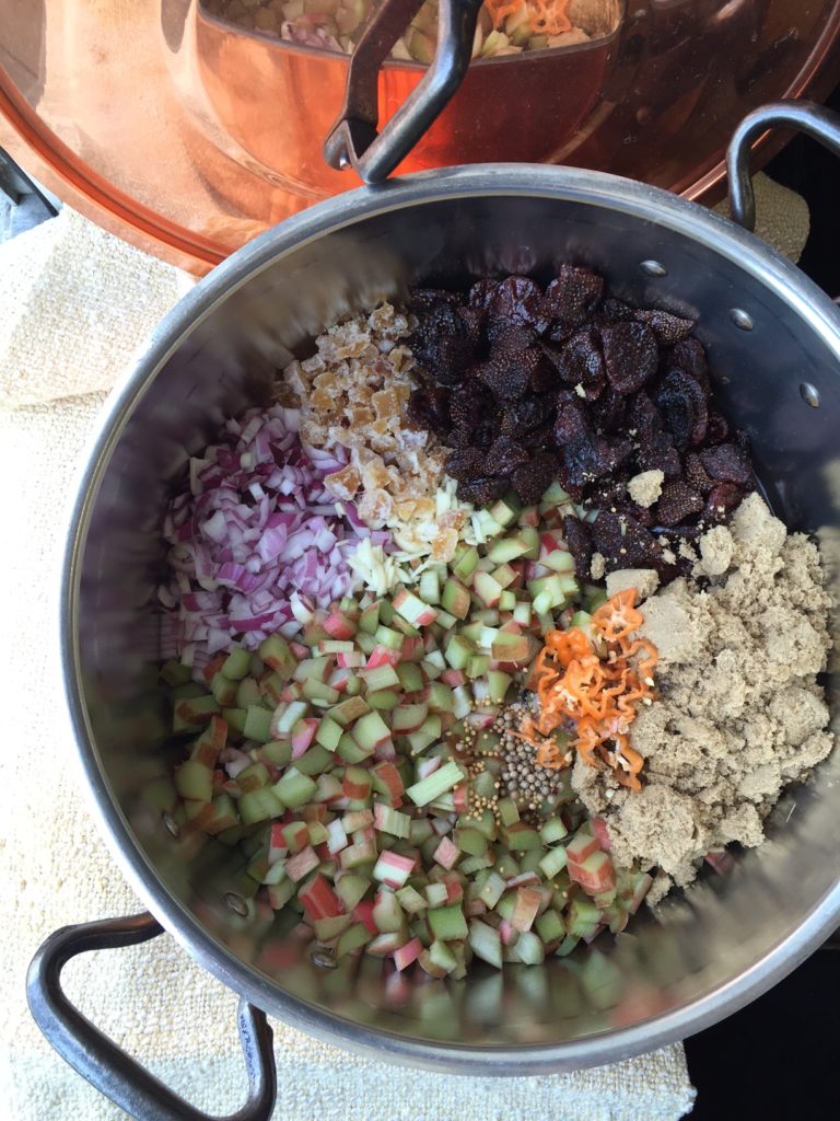 rhubarb process