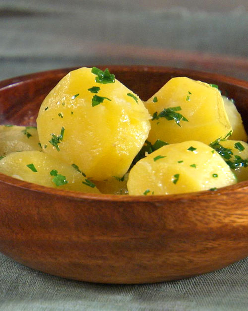 Mad Hungry Recipe: Tourned Steamed Potatoes