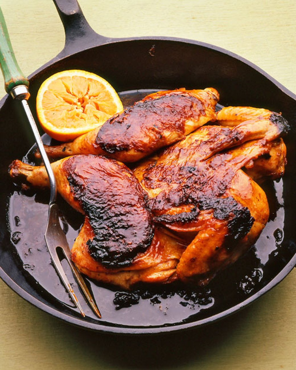 Mad Hungry Recipe: Asian-Style Orange Chicken Roasted Under a Brick