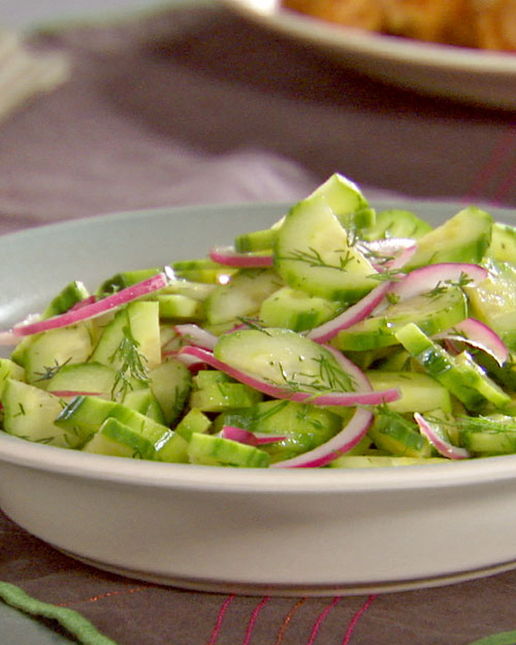 Mad Hungry Recipe: Cucumber, Red Onion, and Dill Salad
