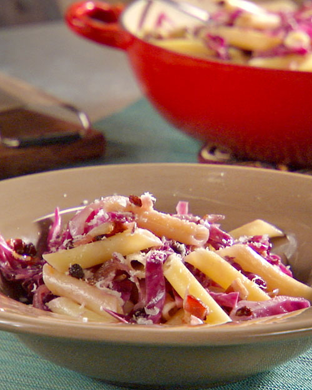 Mad Hungry Recipe: Penne with Cabbage, Bacon, and Currant Sauce