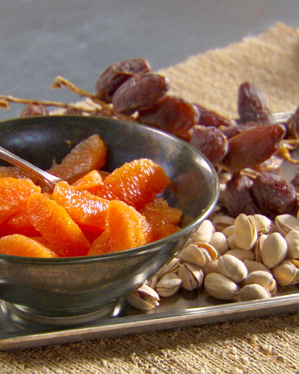 Mad Hungry Recipe: Macerated Oranges with Dates and Pistachios