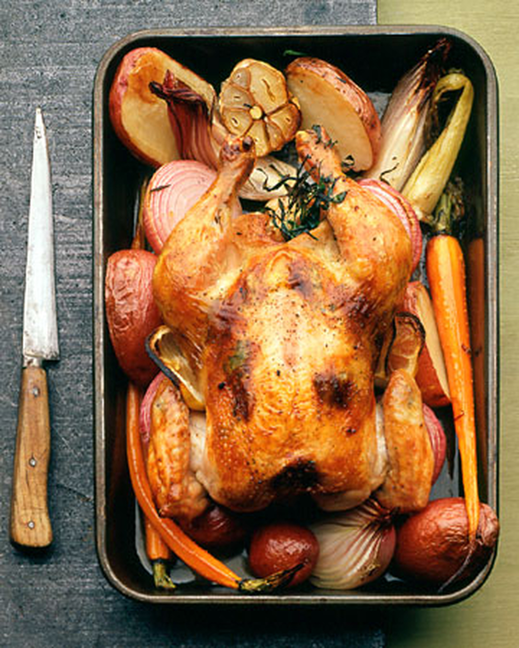 Mad Hungry Recipe: Lemon-Tarragon Roast Chicken with Vegetables