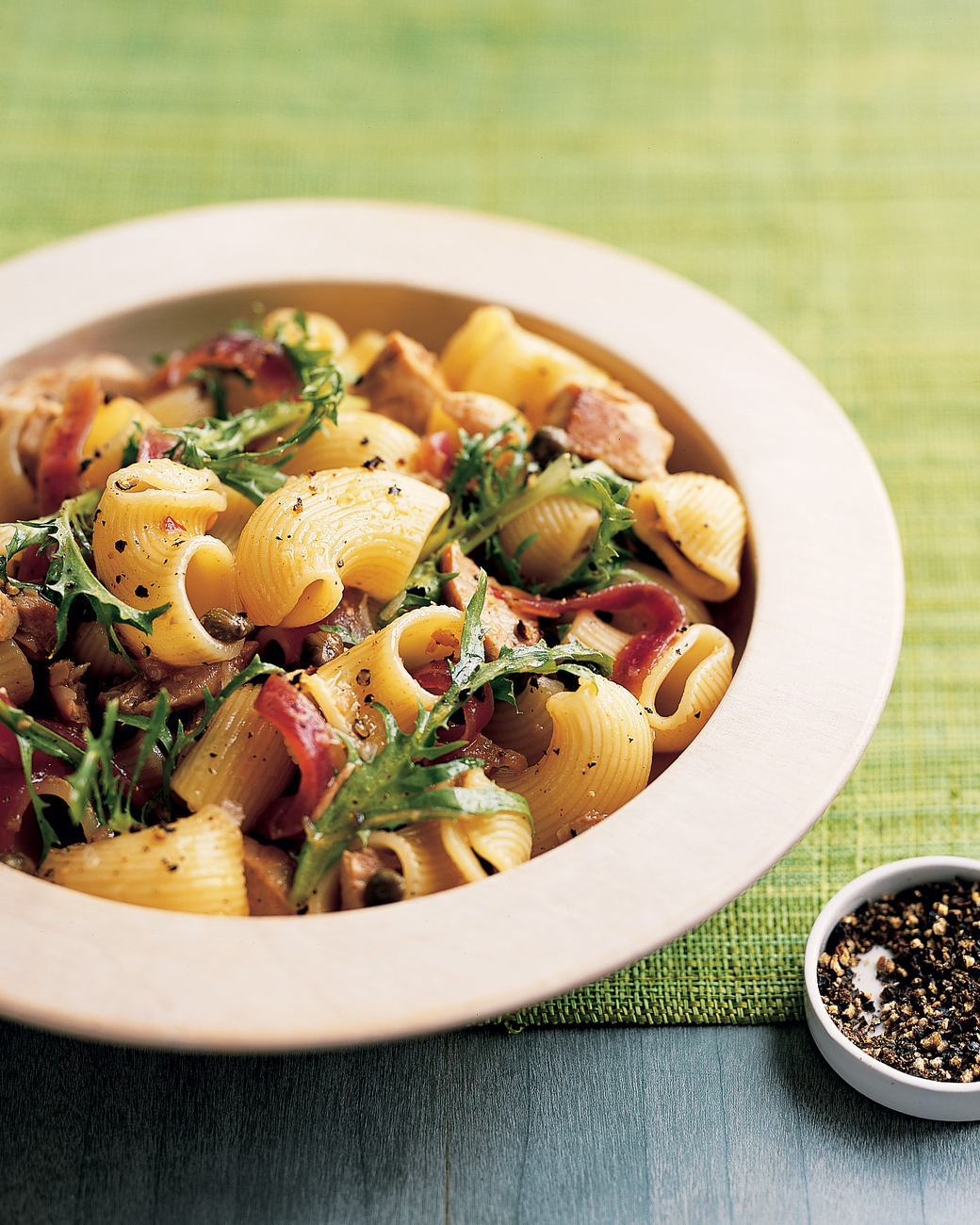 Mad Hungry Recipe: Pasta Salad with Tuna, Red Onions, and Frisee
