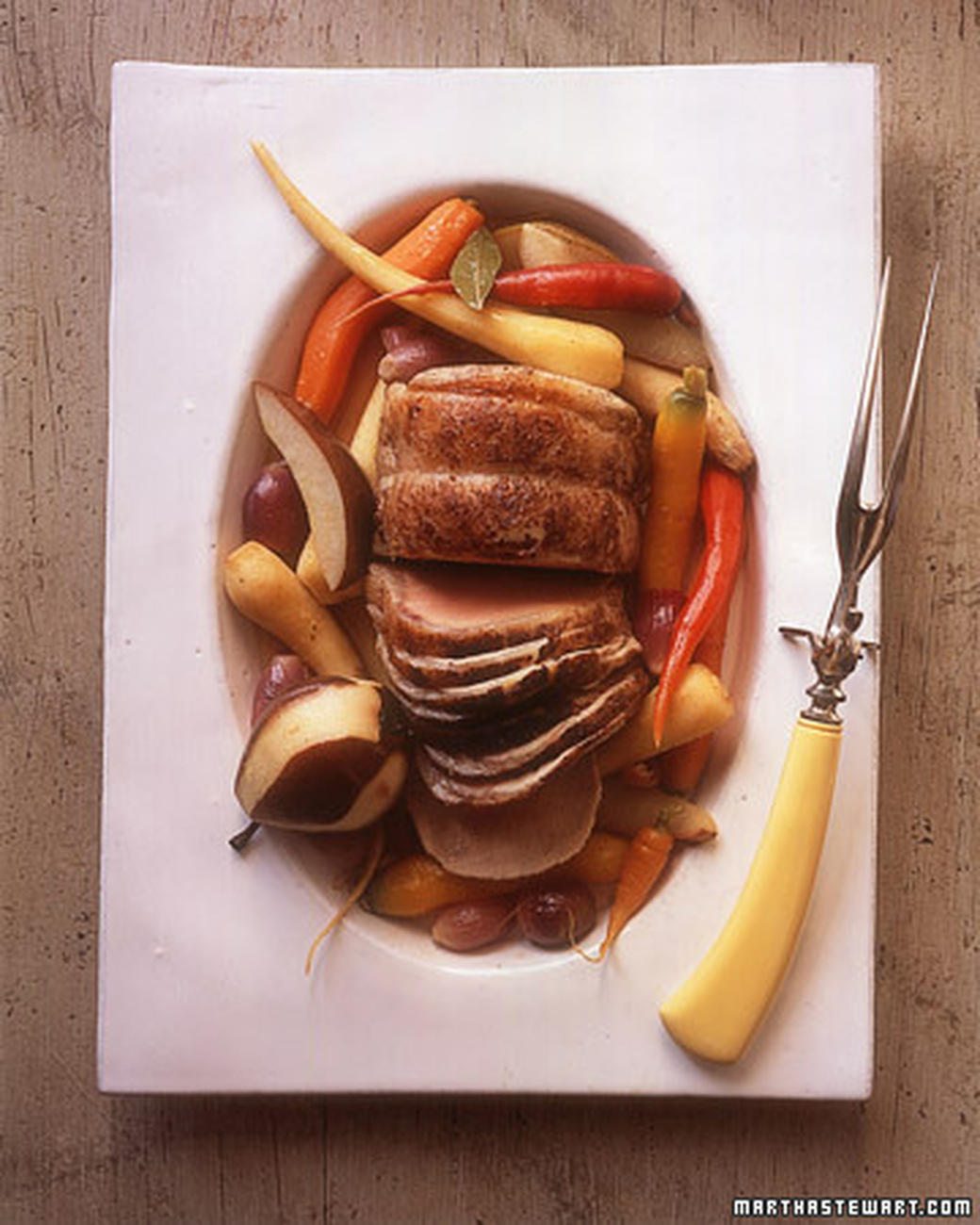 Mad Hungry Recipe: Braised Pork Loin with Pears