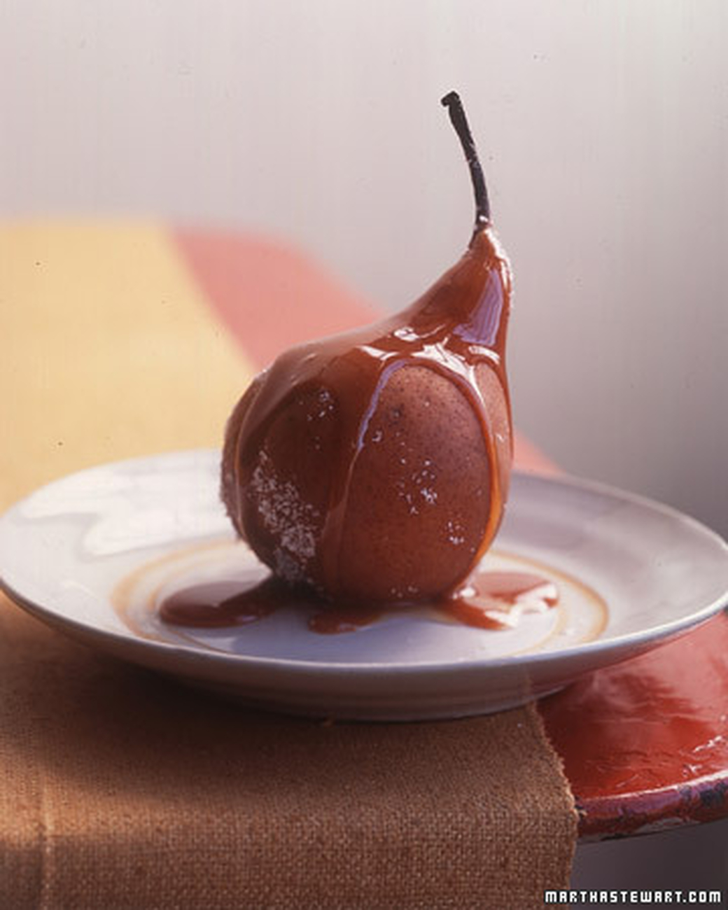 Mad Hungry Recipe: Salt-Roasted Pears with Caramel Sauce