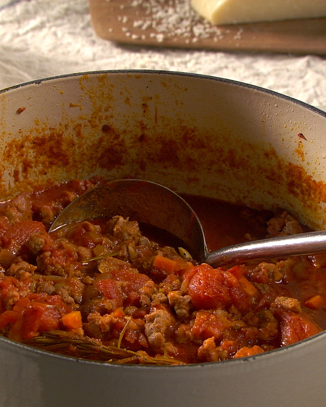 Mad Hungry Recipe: Pasta with Sausage Meat Sauce