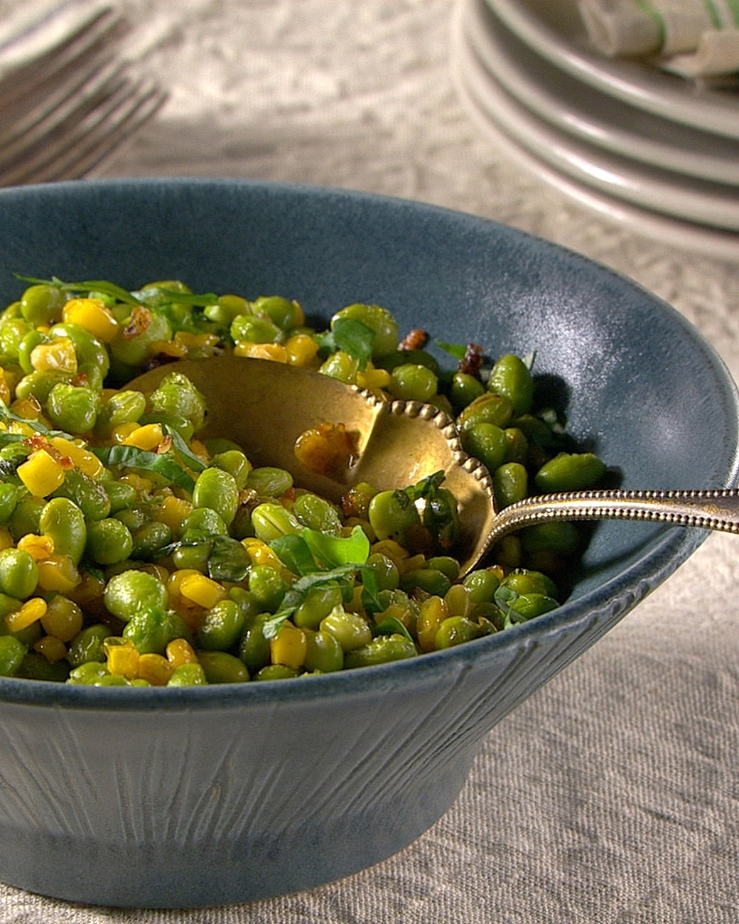 Mad Hungry Recipe: Sauteed Corn and Edamame