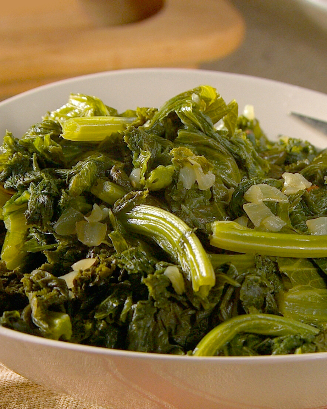 Mad Hungry Recipe: Simmered Mustard Greens